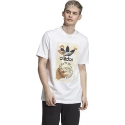 Adidas Performance Camo Koszulka Biały. Białe podkoszulki męskie adidas Performance, l, z nadrukiem, z bawełny, z krótkim rękawem. Za 119,95 zł.