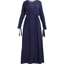 Długie sukienki: NAKD LONG SLEEVE COAT DRESS Długa sukienka dark blue