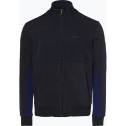 BOSS Athleisure - Męska bluza rozpinana – Skaz 1, niebieski. Niebieskie bluzy męskie BOSS Athleisure, m, bez wzorów, sportowe, bez kołnierzyka, bez rękawów, bez kaptura. Za 599,95 zł.