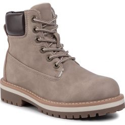 Trapery DEEZEE - WSN2911-01 Beige. Brązowe trapery damskie DeeZee, ze skóry ekologicznej, klasyczne, bez obcasa, bez zapięcia. Za 129,99 zł.