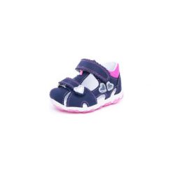 Superfit Girls Sandały Fanni ocean kombi (średnie) - niebieski - Gr.Moda (6 - 24 miesięcy ). Niebieskie buciki niemowlęce marki Superfit, ze skóry. Za 219,00 zł.
