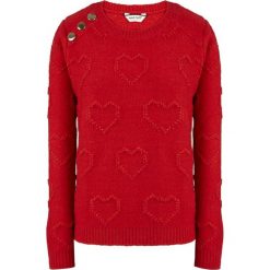 NAFNAF sweter damski M-Love LHNU13 M czerwony. Czerwone swetry damskie NAFNAF, m, bez wzorów, z wełny, bez rękawów, bez kaptura. Za 239,00 zł.
