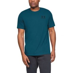 Under Armour Sportstyle LC Koszulka Zielony. Zielone podkoszulki męskie Under Armour, l, z nadrukiem, z bawełny, z krótkim rękawem. Za 119,95 zł.