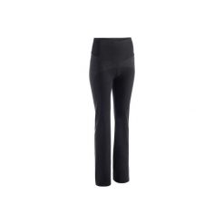 Legginsy Regular Gym & Pilates 900 damskie. Czarne legginsy damskie marki DOMYOS, xs, z elastanu. W wyprzedaży za 69,99 zł.