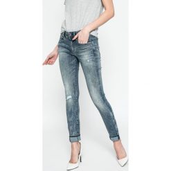 G-Star Raw - Jeansy Lynn. Niebieskie jeansy damskie G-Star RAW, bez wzorów, z bawełny. W wyprzedaży za 499,90 zł.