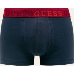 Guess Jeans - Bokserki. Niebieskie bokserki męskie Guess Jeans, z aplikacjami, z elastanu. W wyprzedaży za 69,90 zł.