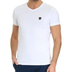 Galvanni T-Shirt Męski Prim Xxl Biały. Białe koszulki męskie GALVANNI, xxl, bez wzorów, bez kołnierzyka, bez rękawów. Za 109,00 zł.