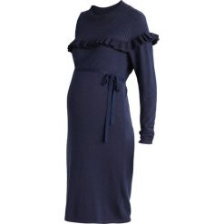Sukienki: MAMALICIOUS MLAMADOR DRESS Sukienka dzianinowa black iris