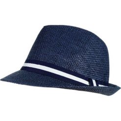 Letni Męski Kapelusz, Wakacyjny, Granatowy, Trilby z Paskiem, Pako Jeans CPAPJNSKAPELUSZ15. Niebieskie kapelusze męskie Pako Jeans, na lato, bez wzorów, z jeansu, klasyczne. Za 29,00 zł.