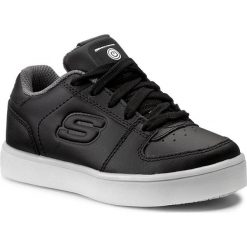 Sneakersy SKECHERS - Elate 90601L/BLK Black. Czarne półbuty męskie Skechers, bez wzorów, ze skóry ekologicznej, na sznurówki. Za 279,99 zł.