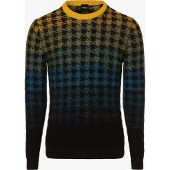 BOSS Casual - Sweter męski – Kambage, żółty. Żółte swetry męskie s, w gradientowe wzory, eleganckie. Za 479,95 zł.