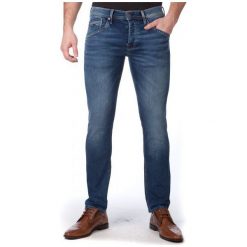 Pepe Jeans Jeansy Męskie Track 31/34 Niebieski. Niebieskie jeansy męskie marki Pepe Jeans, m, bez wzorów, z jeansu. W wyprzedaży za 251,00 zł.