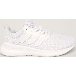 Adidas - Buty Runfalcon. Białe buty sportowe damskie Adidas, ze skóry. Za 199,90 zł.