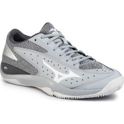 Buty MIZUNO - Wave Flash Cc 61GC197001 Szary. Szare buty sportowe męskie Mizuno, ze skóry ekologicznej, bez zapięcia, tenisowe, mizuno wave. W wyprzedaży za 289,00 zł.