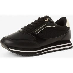 Tommy Hilfiger - Tenisówki damskie, czarny. Czarne trampki i tenisówki damskie TOMMY HILFIGER, bez wzorów, bez zapięcia. Za 449,95 zł.
