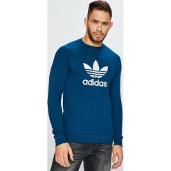 Adidas Originals - Bluza. Niebieskie bluzy męskie marki adidas Originals, xl, z nadrukiem, z elastanu, bez kaptura. Za 249,90 zł.
