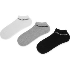 Zestaw 3 par niskich skarpet unisex Reebok - Roy U Ankle Sock 3P AB5275 Mgreyh. Szare skarpetki damskie Reebok, bez wzorów, z elastanu. Za 29,95 zł.
