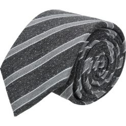 Krawaty męskie: krawat cotton grafit classic 202