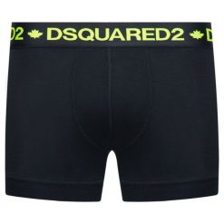 Bokserki Dsquared2 Underwear D9LC72350. Czarne bokserki męskie Dsquared2 Underwear, bez wzorów. W wyprzedaży za 159,00 zł.