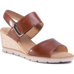 Espadryle GABOR - 45.751.24 Peanut. Pomarańczowe espadryle damskie Gabor, bez wzorów, ze skóry, bez obcasa, na obcasie. Za 449,00 zł.