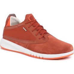 Sneakersy GEOX - U Aerantis A U027FA 02211 C6014 Brick. Pomarańczowe sneakersy męskie Geox, na co dzień, bez wzorów, z zamszu, bez zapięcia. Za 589,00 zł.