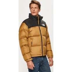 The North Face - Kurtka puchowa. Żółte płaszcze męskie The North Face, s, bez wzorów, z nylonu, krótkie, z kapturem. Za 1049,00 zł.