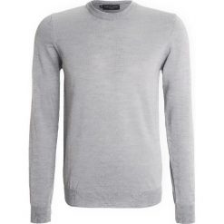 Swetry klasyczne męskie: Casual Friday Sweter light grey melange