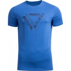 T-shirt męski TSM608 - niebieski - Outhorn. Niebieskie t-shirty męskie Outhorn, m, bez wzorów, bez kołnierzyka. Za 39,99 zł.