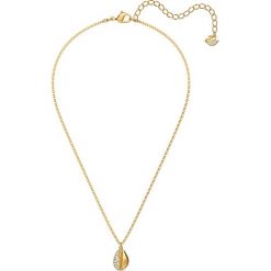 Swarovski - Naszyjnik Shell Pave. Żółte naszyjniki damskie Swarovski, z kryształem, metalowe. Za 299,90 zł.