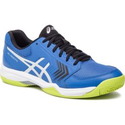 Buty ASICS - Gel-Dedicate 5 Clay E708Y Illusion Blue/Silver 409. Niebieskie buty sportowe męskie Asics, ze skóry ekologicznej, bez zapięcia, tenisowe. Za 269,00 zł.