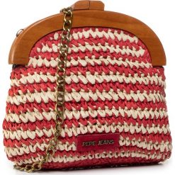 Torebka PEPE JEANS - Petra PL031119 225. Czerwone torebki klasyczne damskie Pepe Jeans, bez wzorów, z jeansu, wizytowe, bez dodatków. W wyprzedaży za 209,00 zł.