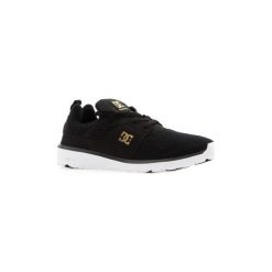 Buty DC Shoes DC Heathrow SE ADJS700022-BG3. Czarne trampki i tenisówki damskie marki DC Shoes, bez wzorów, bez zapięcia. Za 244,30 zł.