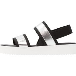 Sandały damskie: Rapisardi Sandały na platformie silver ningbo/black