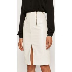Twinset - Spódnica. Zielone spódniczki damskie Twinset, na co dzień, z haftami, z elastanu, biznesowe, midi, proste. W wyprzedaży za 529,90 zł.