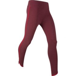 Legginsy sportowe ze stretchem, dł. 7/8, Level 1 bonprix czerwony klonowy melanż. Czerwone legginsy damskie marki bonprix, w paski, na fitness i siłownię. Za 29,99 zł.