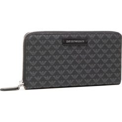 Duży Portfel Damski EMPORIO ARMANI - Y3H168 YFH1E 81386 Black/Black. Czarne portfele damskie Emporio Armani, bez wzorów, ze skóry ekologicznej. Za 599,00 zł.