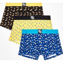 3 pack bokserek - Żółty. Żółte bokserki męskie Cropp. Za 59,99 zł.
