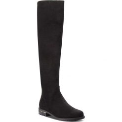Muszkieterki JENNY FAIRY - WYL1616-1 Black. Czarne buty zimowe damskie marki Jenny Fairy, z materiału, na obcasie. W wyprzedaży za 139,99 zł.