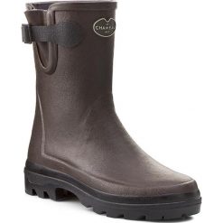 Kalosze LE CHAMEAU - Vierzon Lady Low BCB1955 Marron Fonce 0101. Pomarańczowe kalosze damskie marki Le Chameau, z tworzywa sztucznego. Za 429,00 zł.