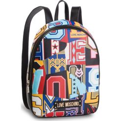 Plecak LOVE MOSCHINO - JC4048PP17LE100A Nero. Czarne plecaki damskie Love Moschino, bez wzorów, ze skóry ekologicznej. W wyprzedaży za 669,00 zł.