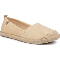 Espadryle ROXY - ARJS600412 We9. Brązowe espadryle damskie Roxy, bez wzorów, z tworzywa sztucznego, bez obcasa. Za 169,00 zł.