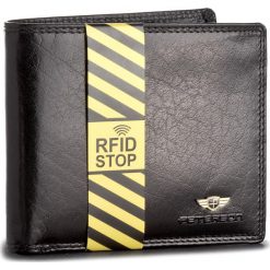 Duży Portfel Męski PETERSON - 354/RFID-02-01-01 Czarny. Czarne portfele męskie marki Peterson, ze skóry. Za 139,00 zł.