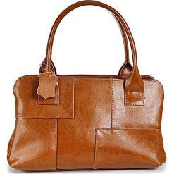 Torebka skórzana damska kuferek DAN-A T171 camel - camel. Brązowe kuferki damskie DAN-A, bez wzorów, ze skóry, eleganckie, bez dodatków. Za 199,99 zł.
