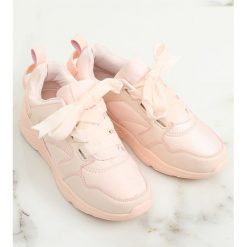 Buty sportowe różowe 520-7 PINK. Różowe buty sportowe damskie obuwie damskie, z tkaniny. Za 41,94 zł.