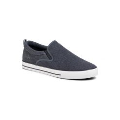 Lanetti MSS20291-02 Jeansowy. Trampki męskie Lanetti, bez wzorów, z jeansu, bez zapięcia. Za 79,99 zł.