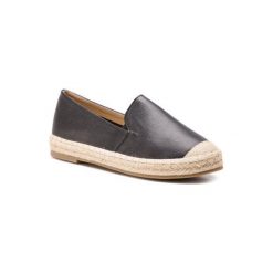 JENNY FAIRY WS56700-11 Czarny. Czarne espadryle damskie Jenny Fairy, bez wzorów, ze skóry ekologicznej, bez obcasa. Za 59,99 zł.