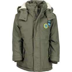 Blue Seven - Kurtka dziecięca 92-128 cm. Zielone kurtki chłopięce Blue Seven, bez wzorów, z bawełny, długie, bez kaptura. W wyprzedaży za 129,90 zł.