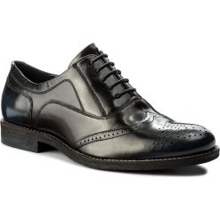 Półbuty LASOCKI FOR MEN - MI08-C322-360-02 Granatowy. Niebieskie buty wizytowe męskie Lasocki For Men, bez wzorów, ze skóry, eleganckie, bez zapięcia. Za 199,99 zł.