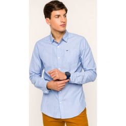Koszula Tommy Jeans Original DM0DM04406. Niebieskie koszule męskie Tommy Jeans, m, bez wzorów, z bawełny, casualowe, bez kołnierzyka, bez rękawów. W wyprzedaży za 209,00 zł.