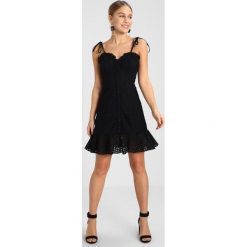 Sukienki: Fashion Union Petite PACIFICA BRODERIE MINI DRESS Sukienka letnia black